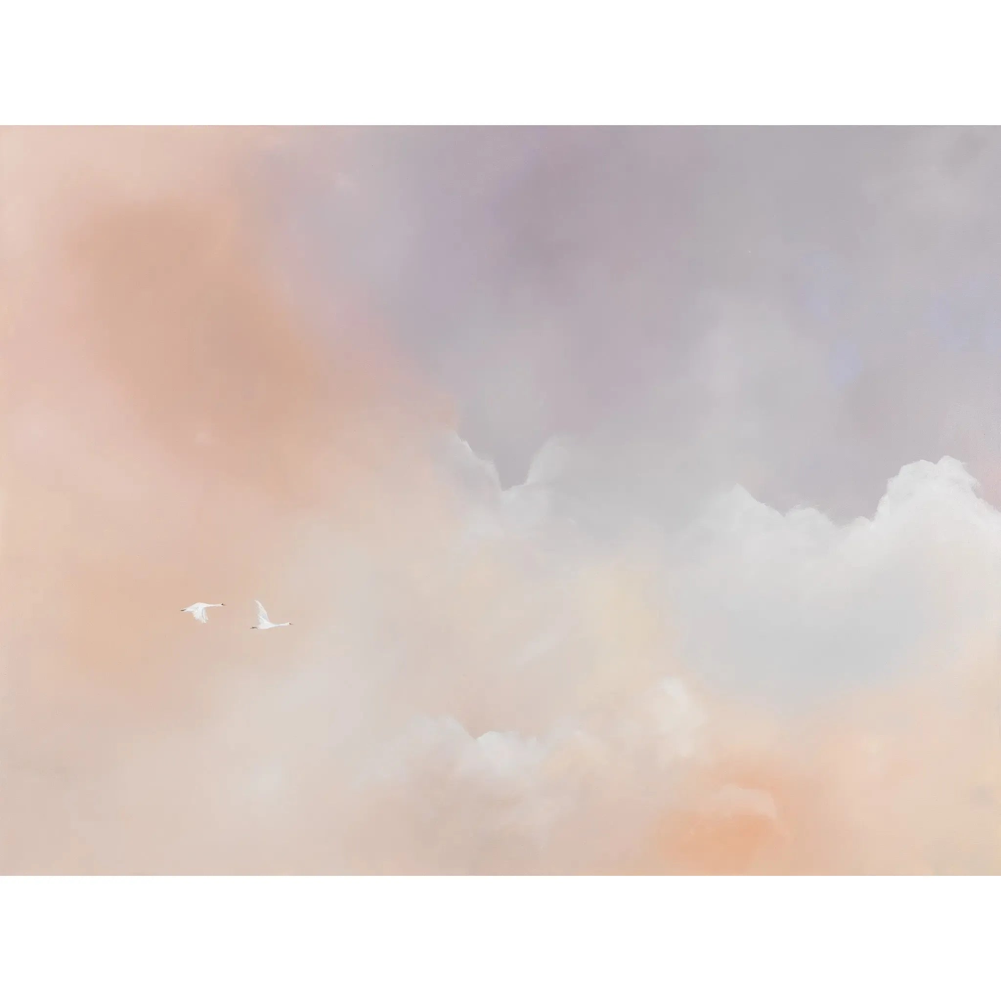 Magical Sunset Sky, Lærredstryk Malene Georgsen