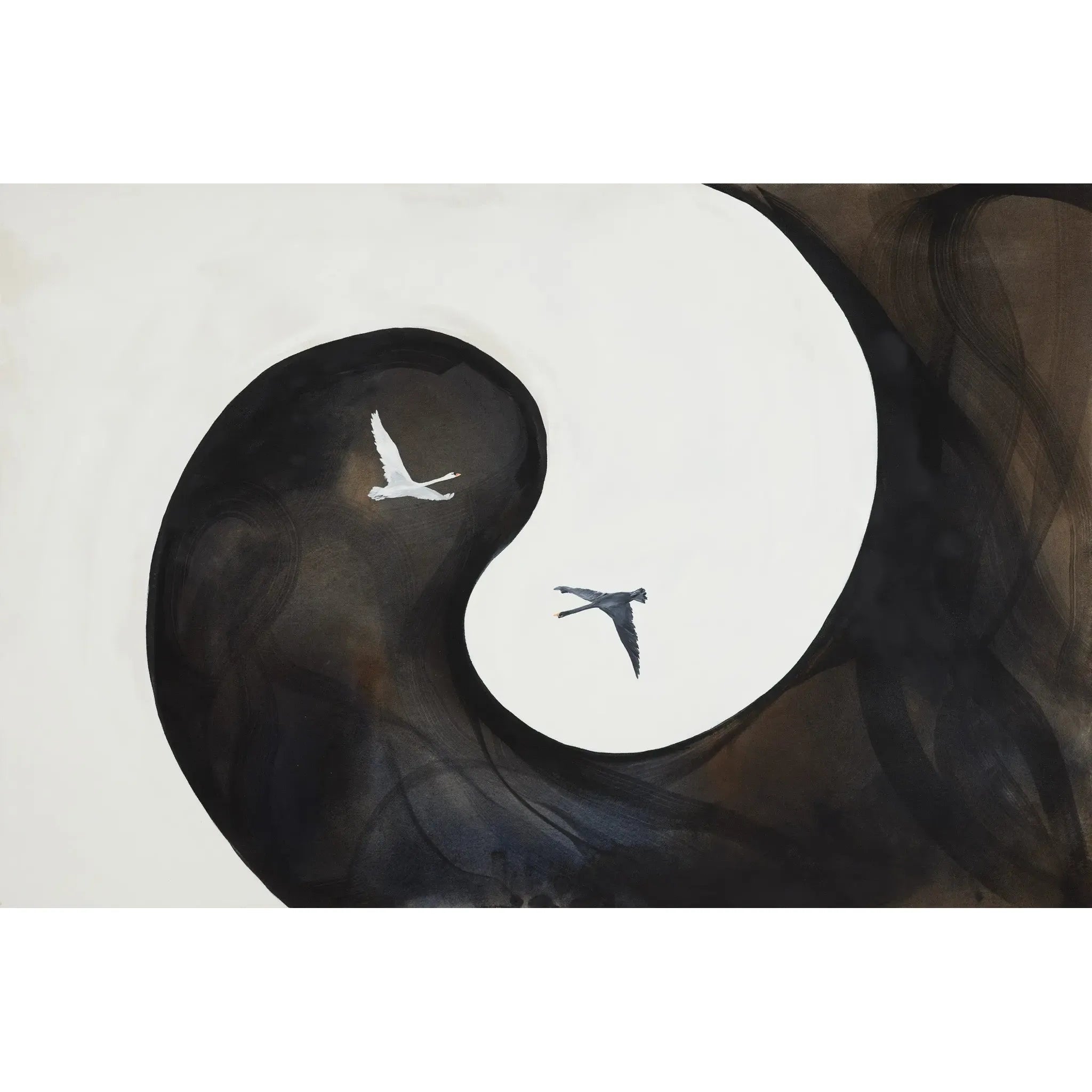 Yin/Yang Balance, Limited Kunsttryk Malene Georgsen