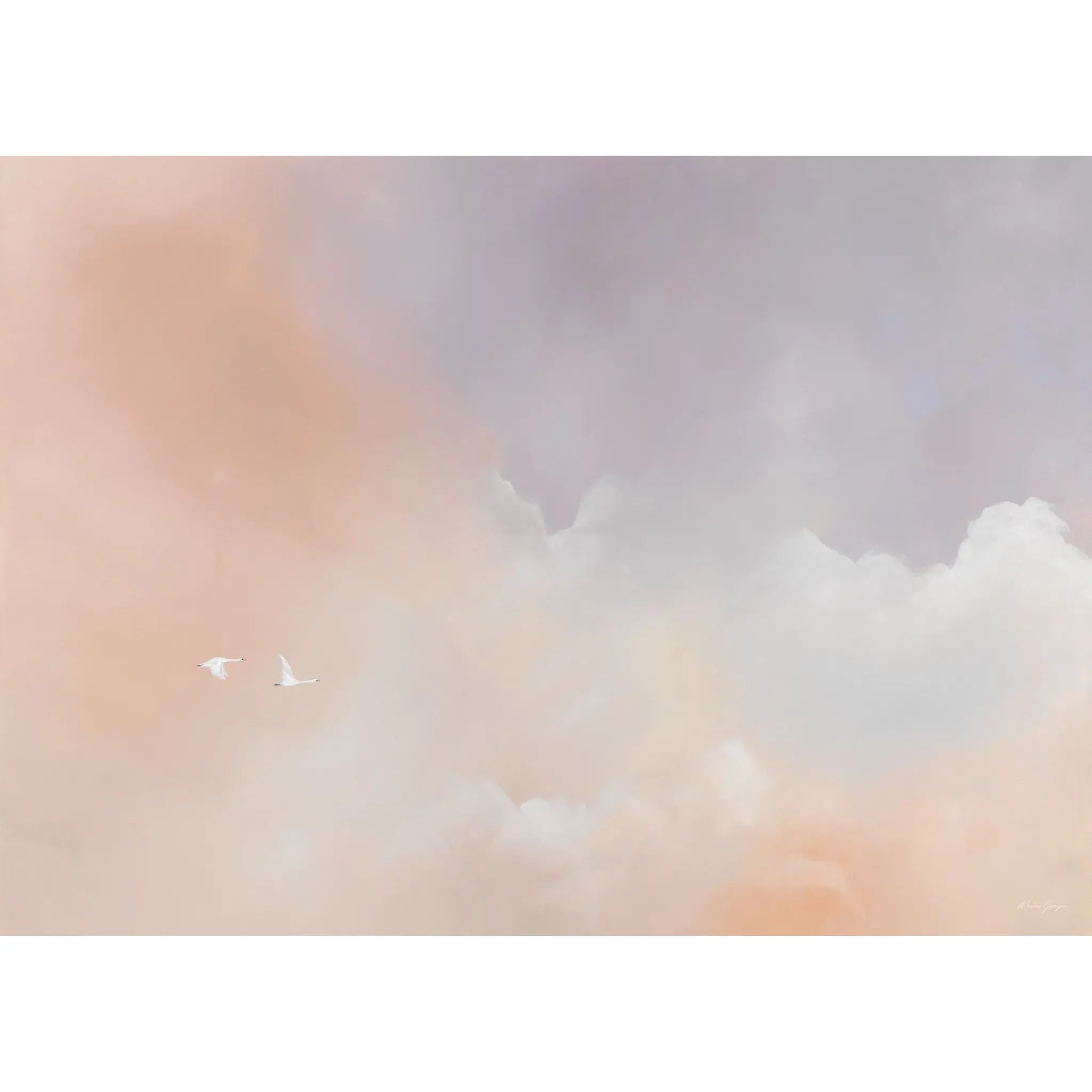 Magical Sunset Sky, Kunsttryk Malene Georgsen