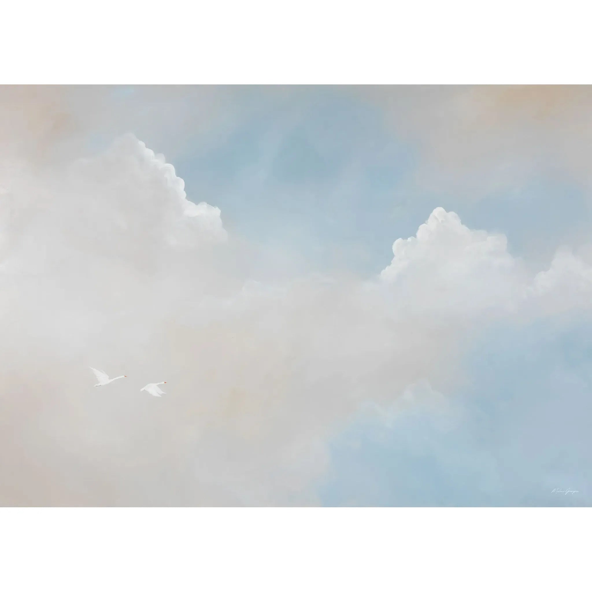 Blue Heaven, Kunstprint Malene Georgsen
