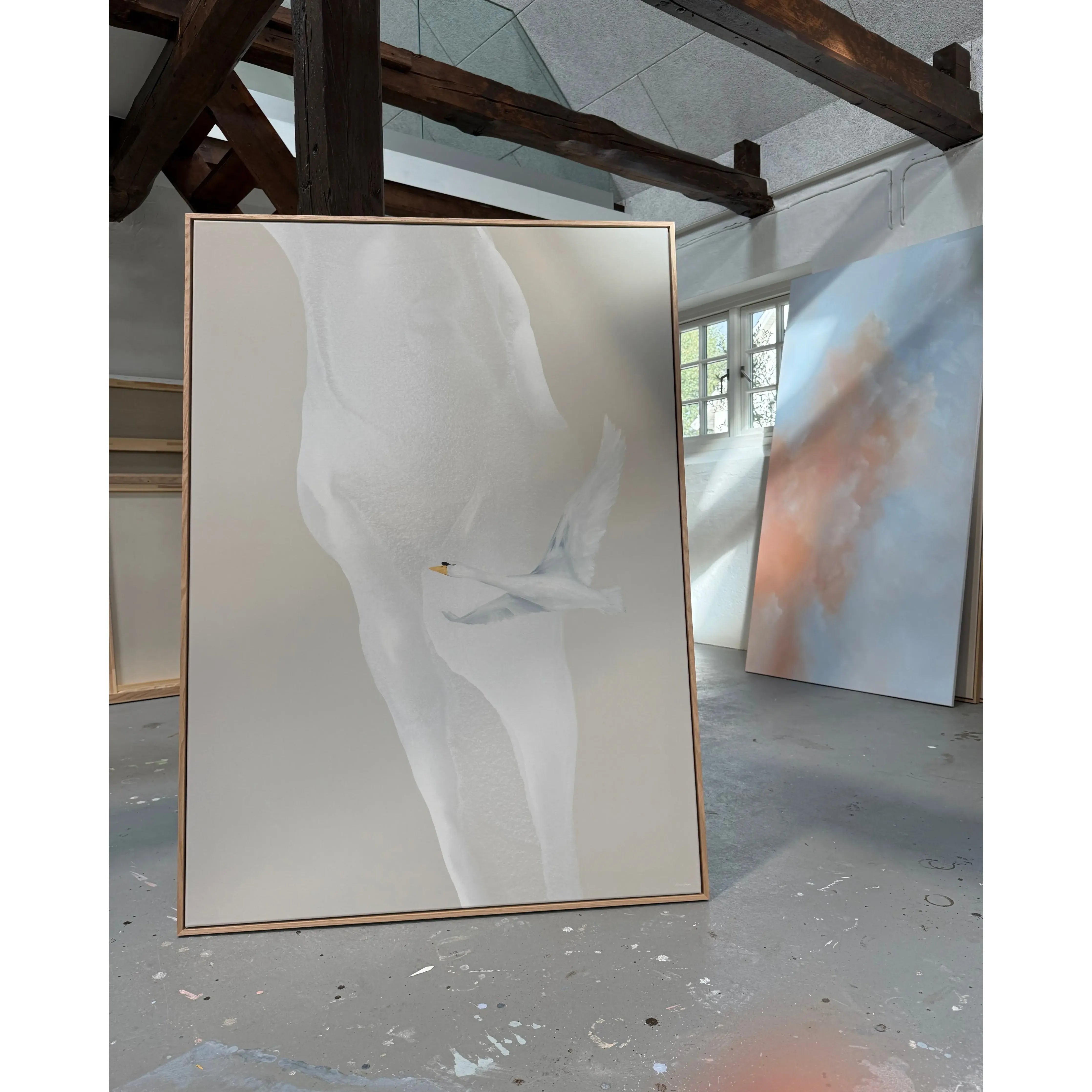 Wings Of Courage, Lærredstryk Malene Georgsen