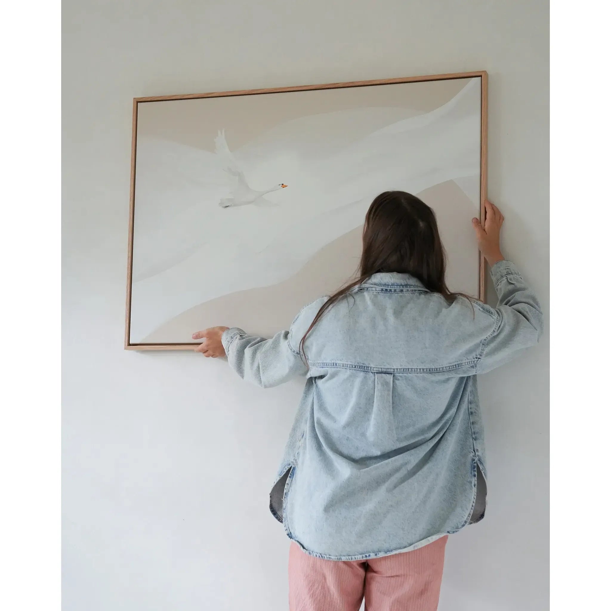 Leaving The Comfort Zone, Lærredstryk Malene Georgsen