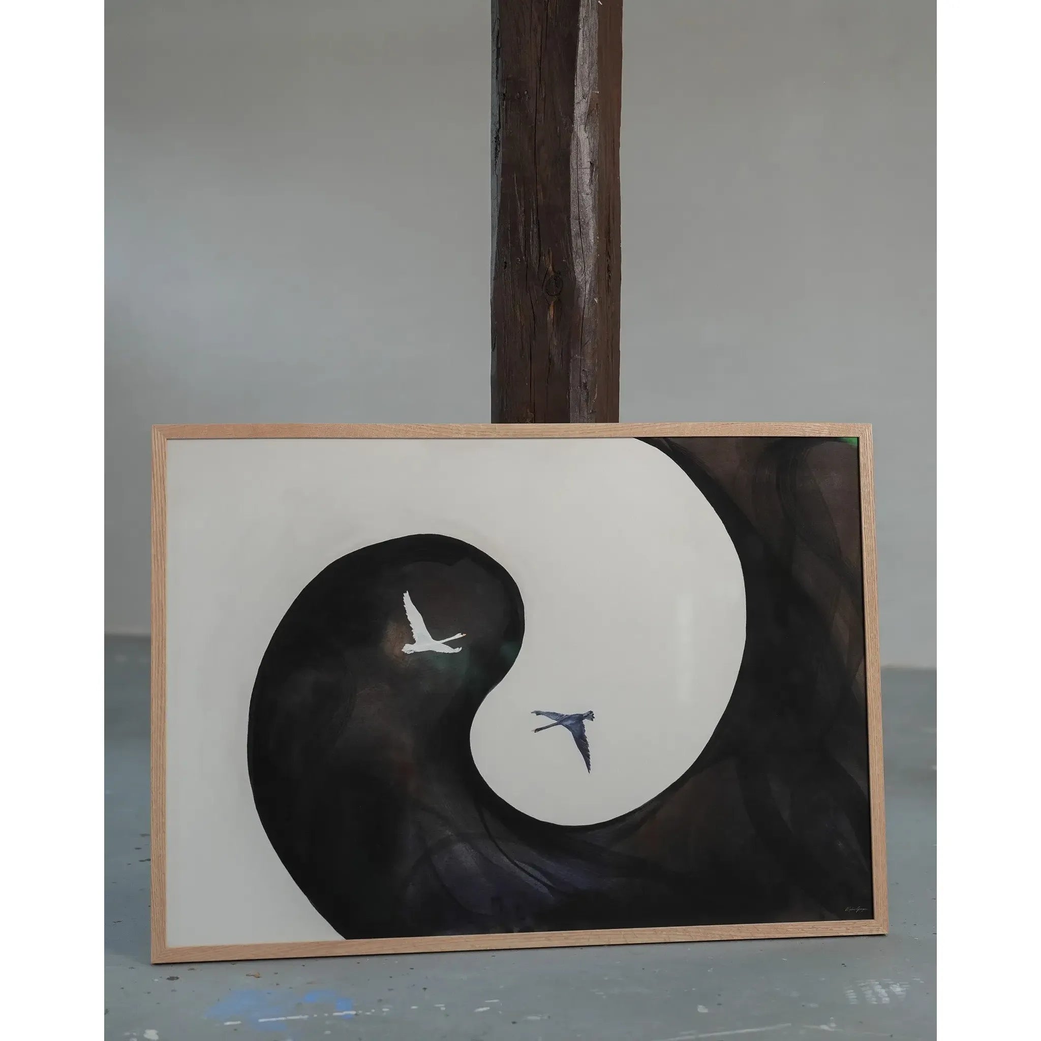 Yin/Yang Balance, Limited Kunsttryk Malene Georgsen