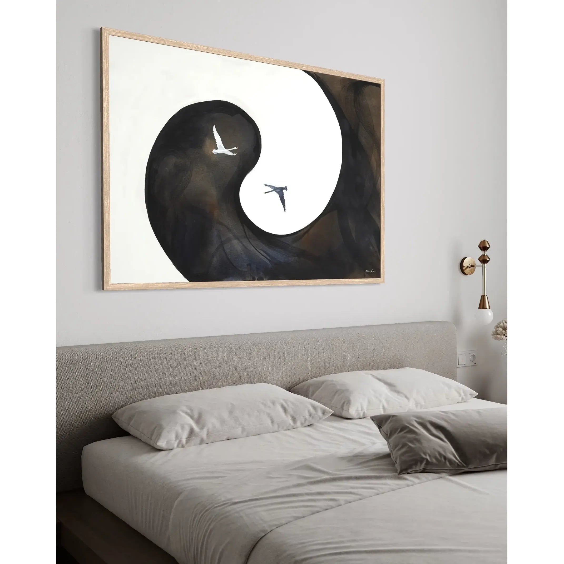 Yin/Yang Balance, Limited Kunsttryk Malene Georgsen
