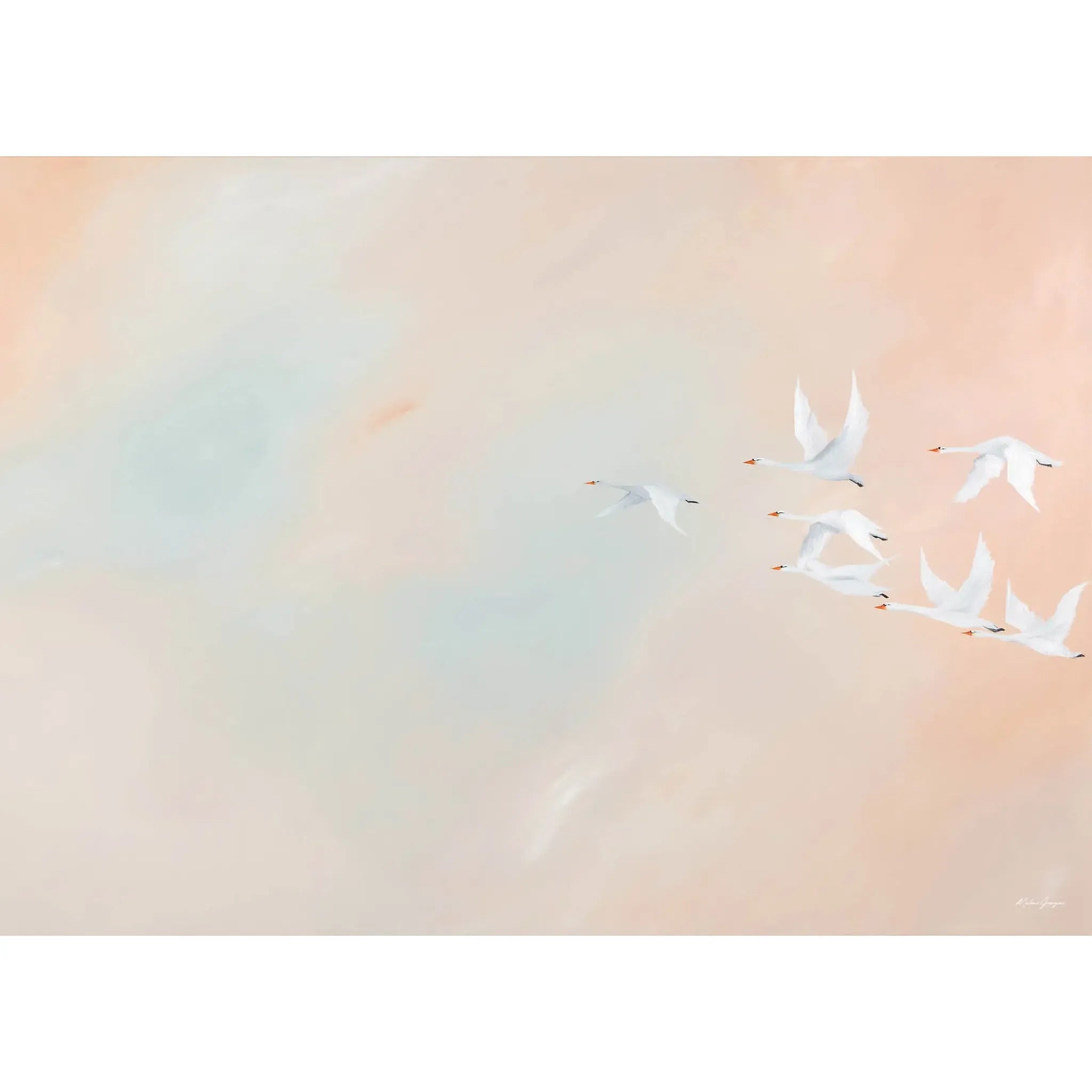 Leaving My Thoughts Behind, Lærredstryk Malene Georgsen