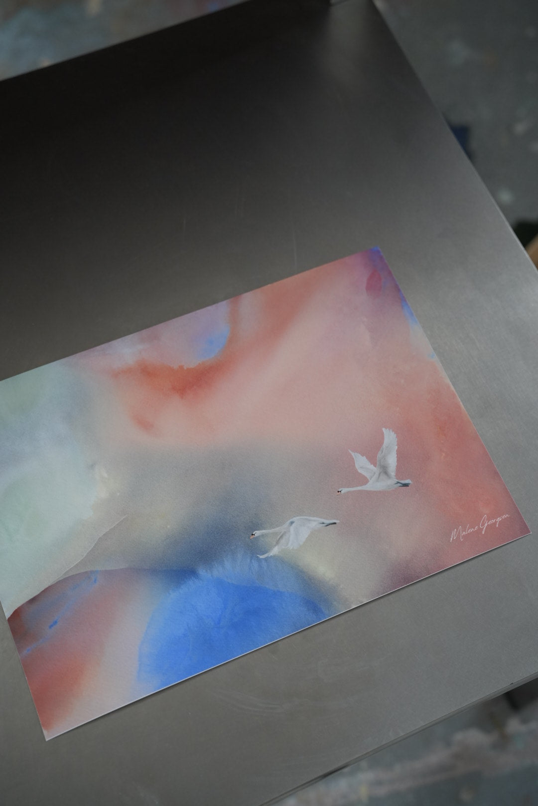 Soft Colors, Soft Life. Gratis A4 Kunsttryk ved køb