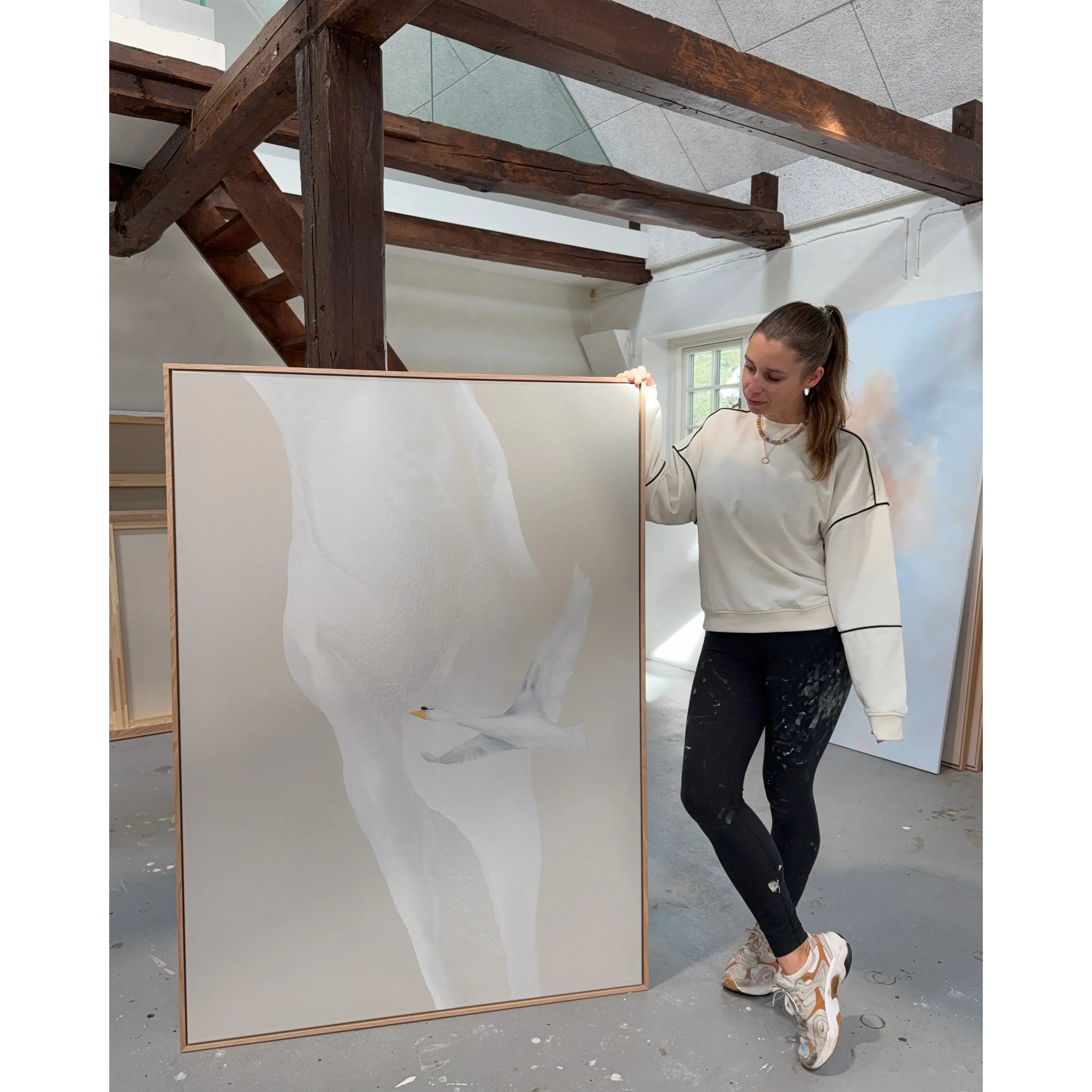 Wings Of Courage, Lærredstryk Malene Georgsen