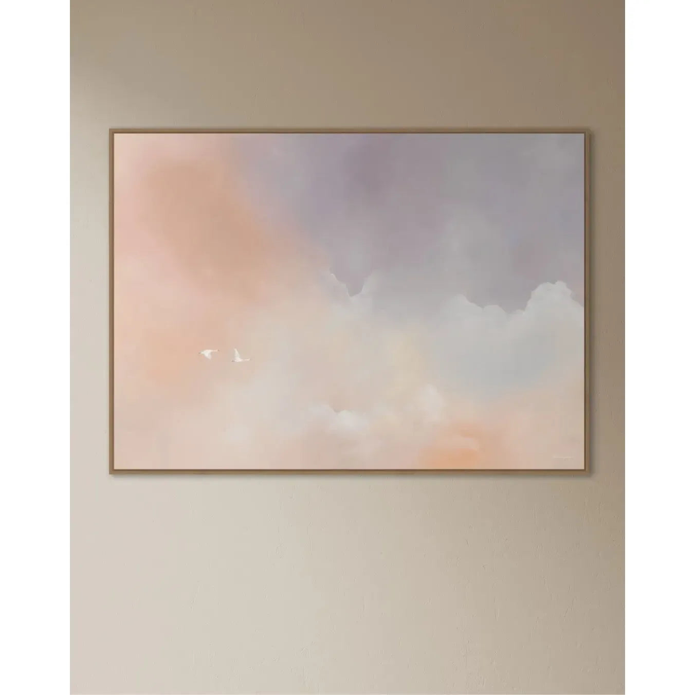Magical Sunset Sky, Lærredstryk Malene Georgsen