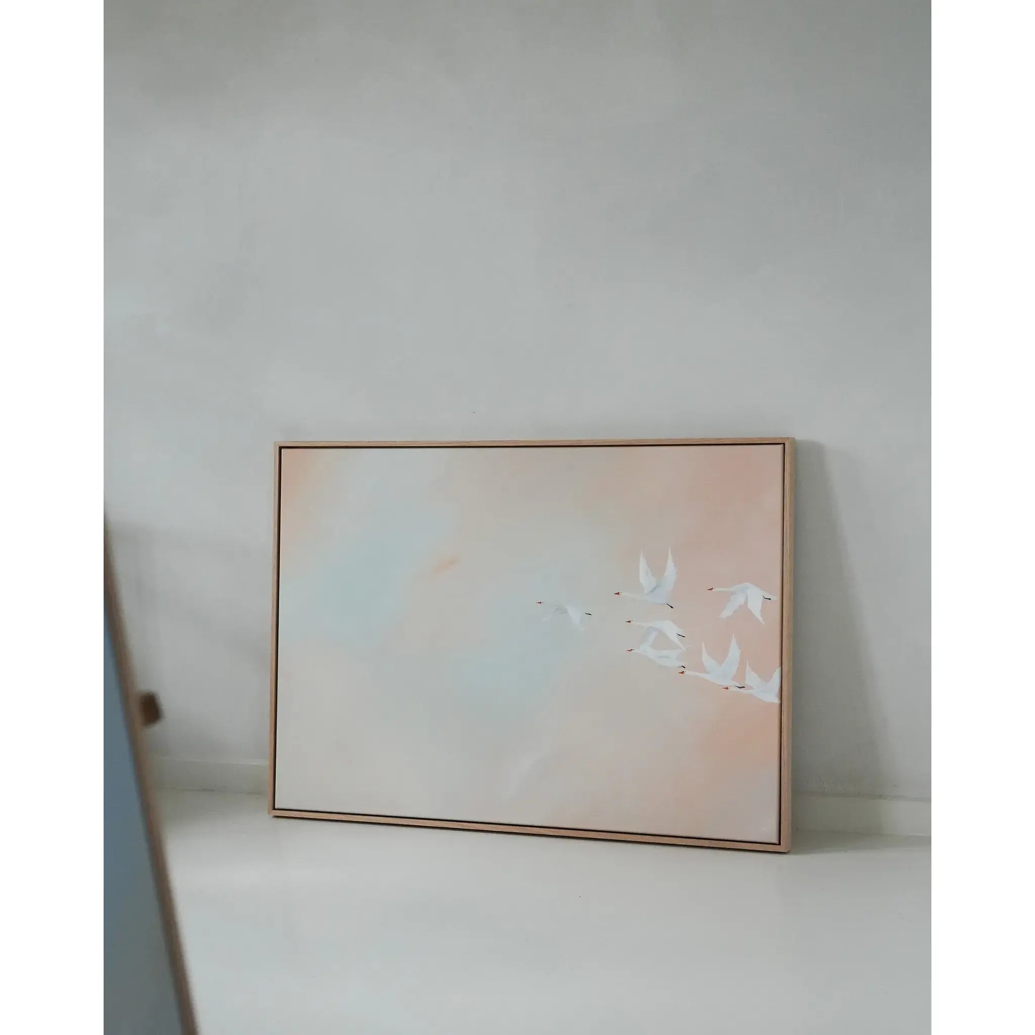 Leaving My Thoughts Behind, Lærredstryk Malene Georgsen