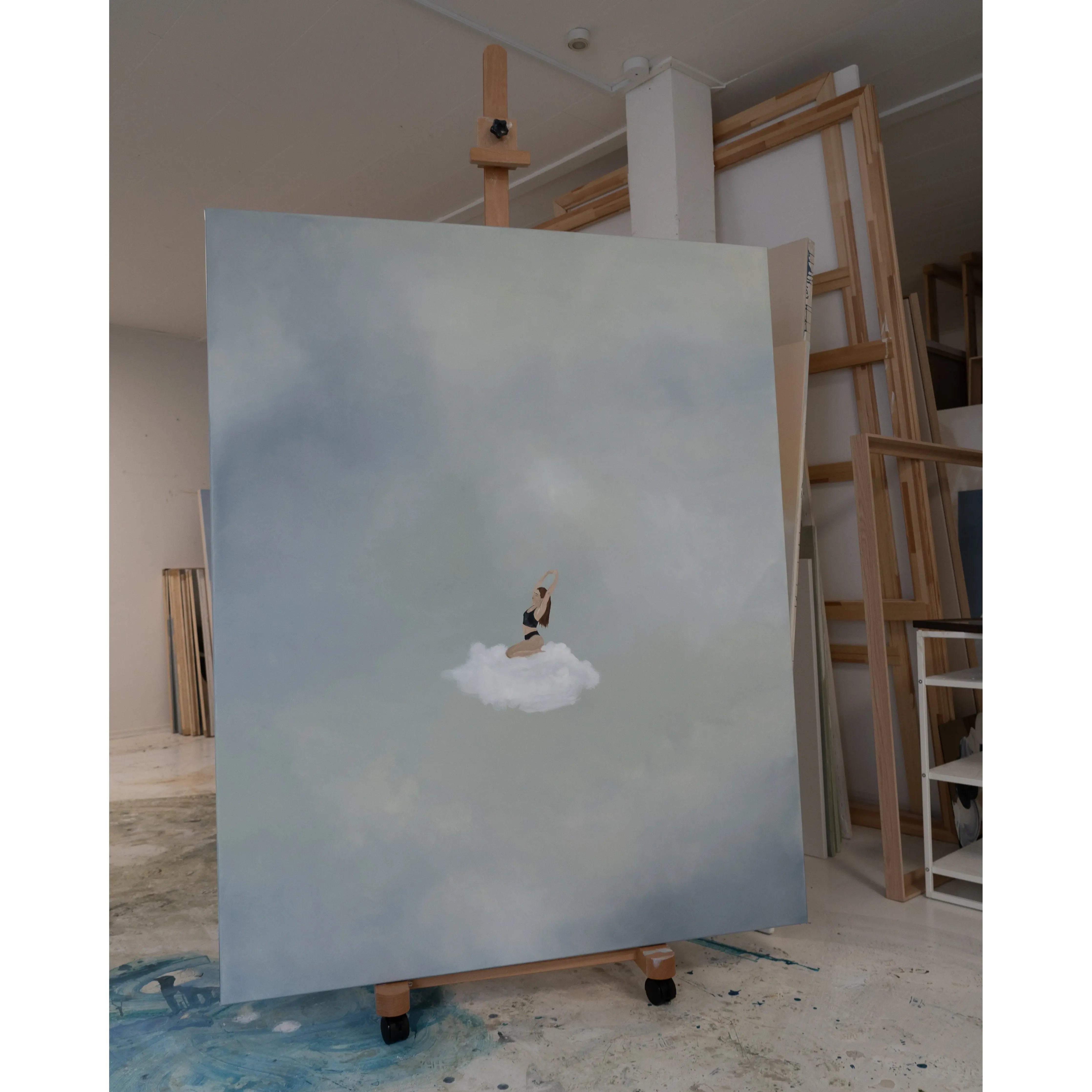 Living On A Cloud, Originalt kunstværk Malene Georgsen