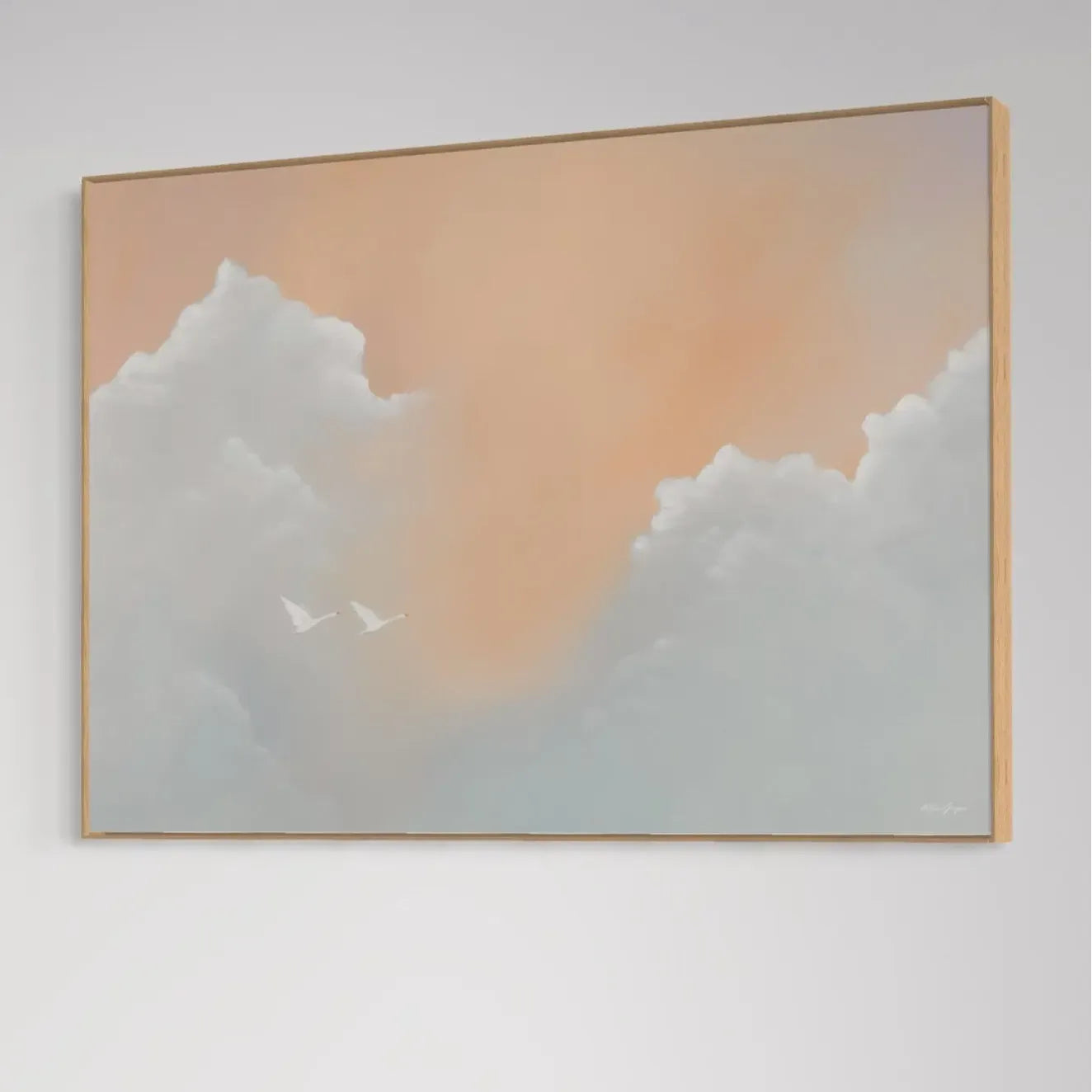 Let The Sky Remind You, Lærredstryk Malene Georgsen