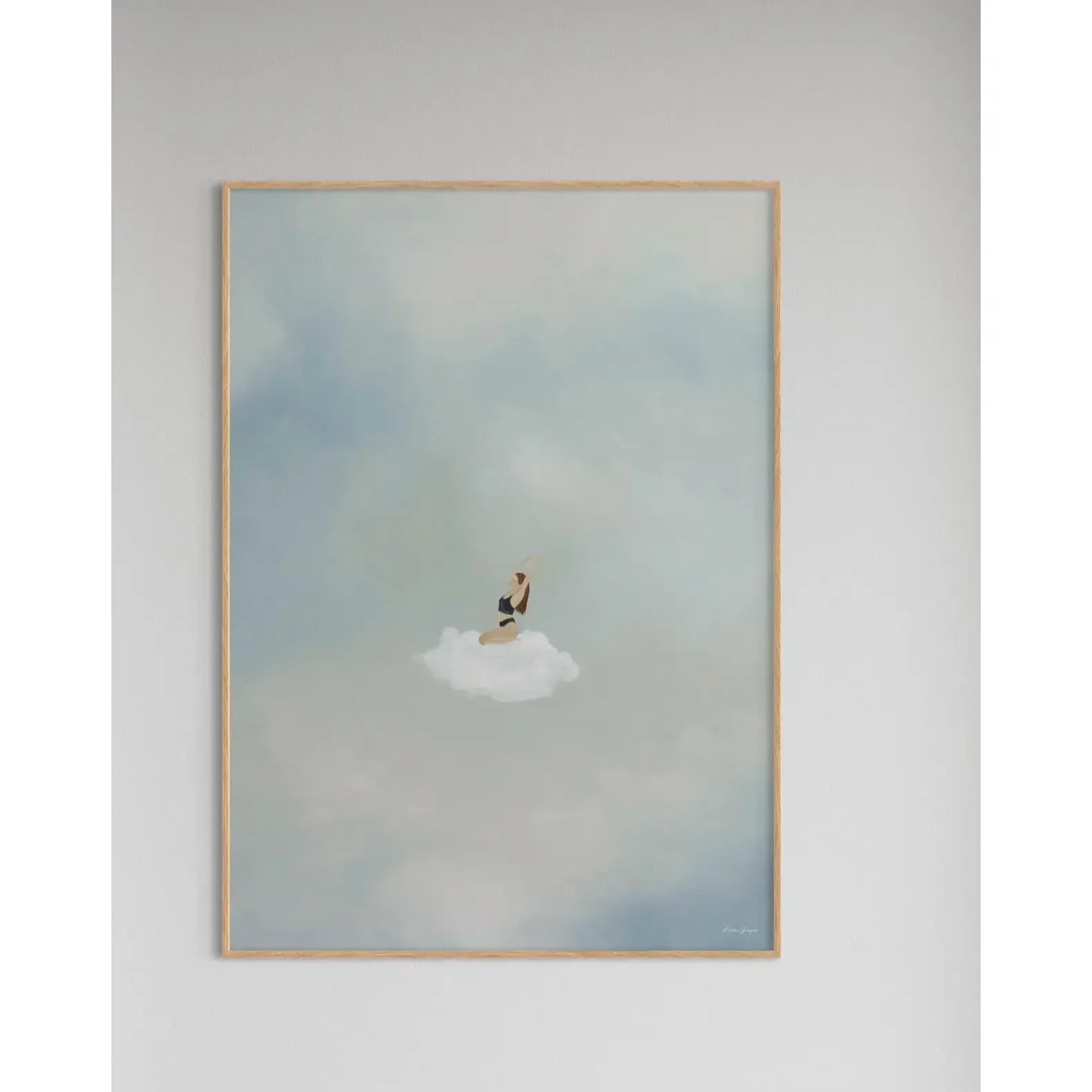 Living On A Cloud, Kunstprint Malene Georgsen