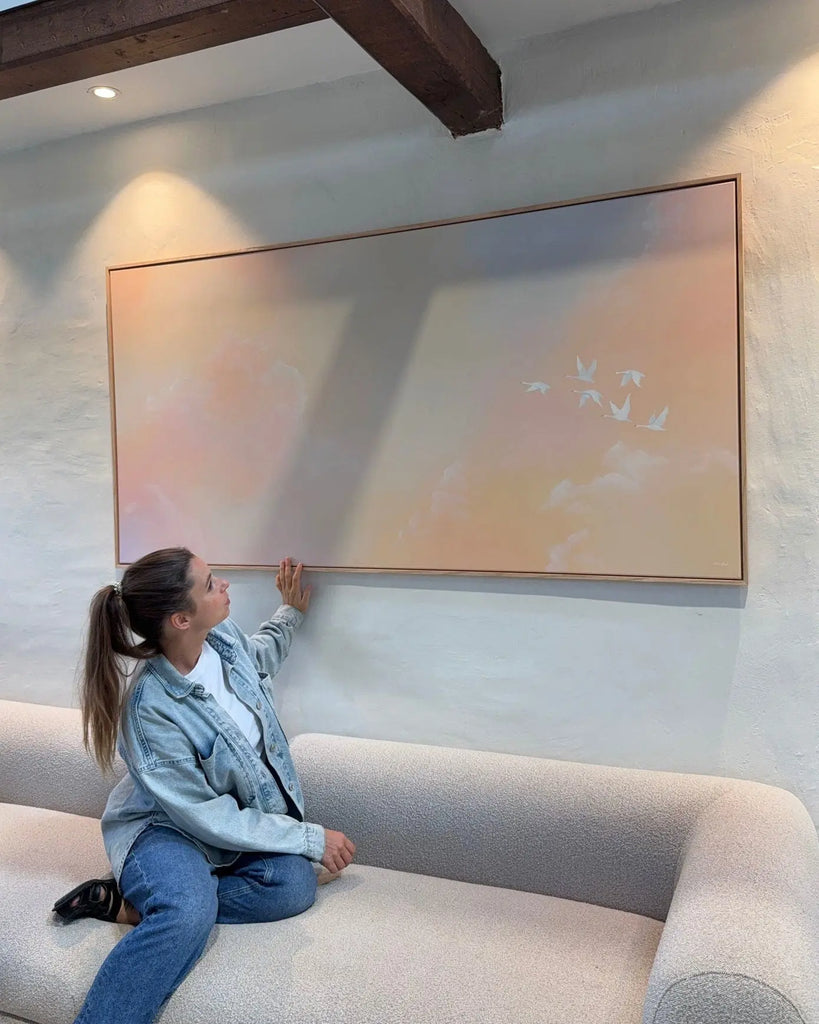 GLOW, Lærredstryk. Limited Edition. (SOLD OUT) Malene Georgsen